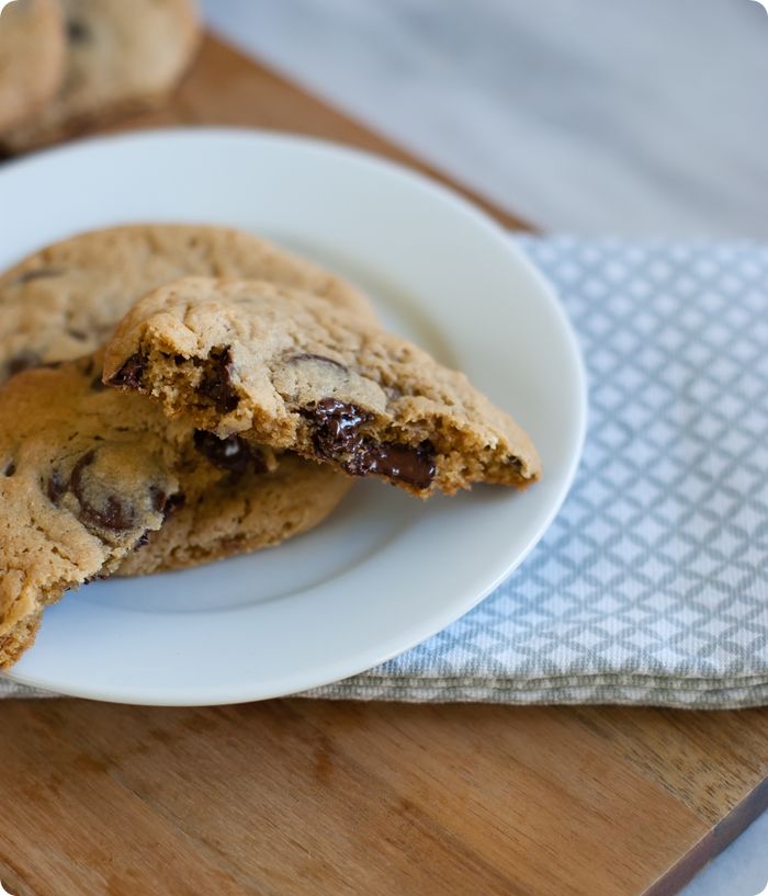 Seriously Delish Whole Wheat Chocolate Chip Cookies Bake at 350°